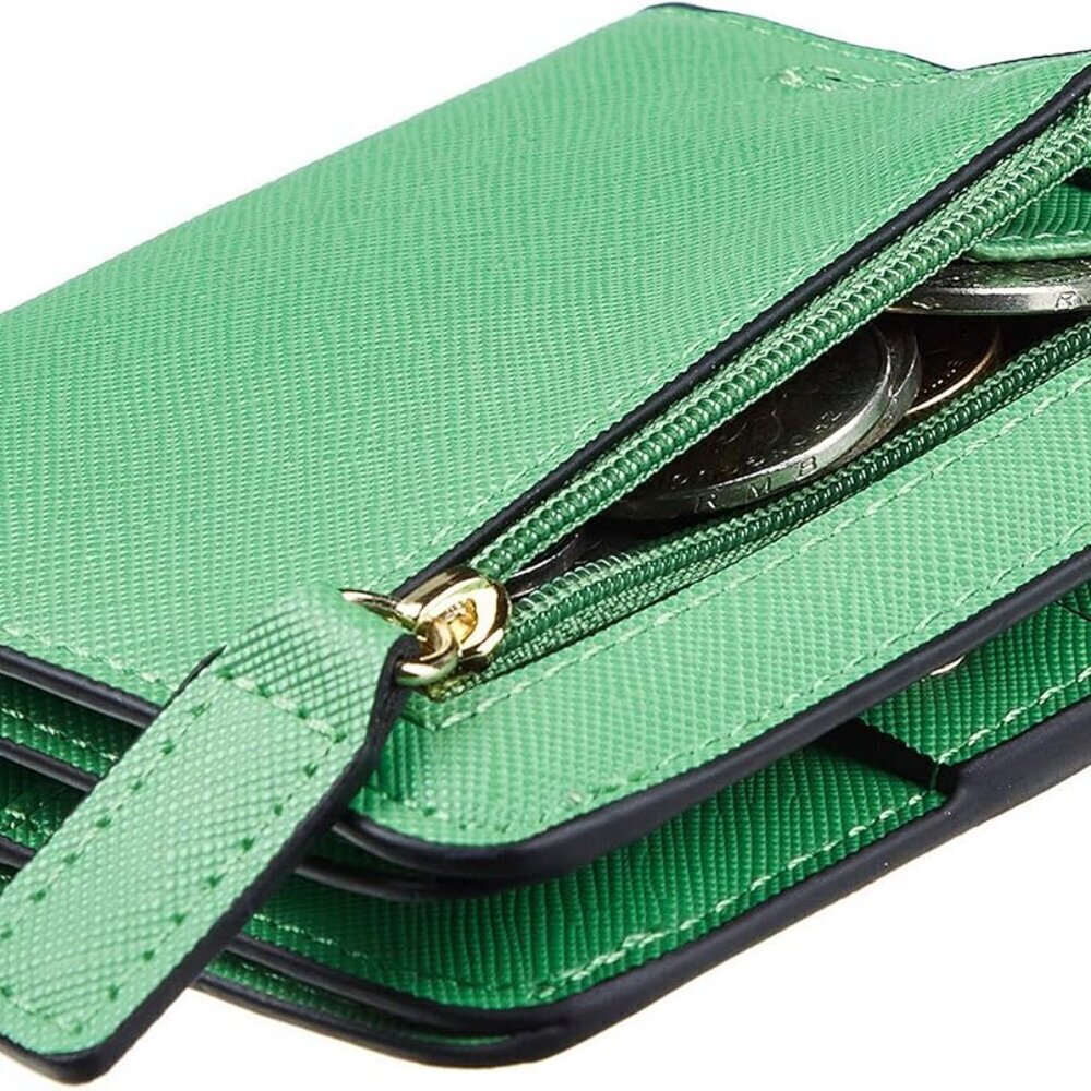 Women Wallet Leather RFID Blocking Compact Bifold Mini Ladies Purse